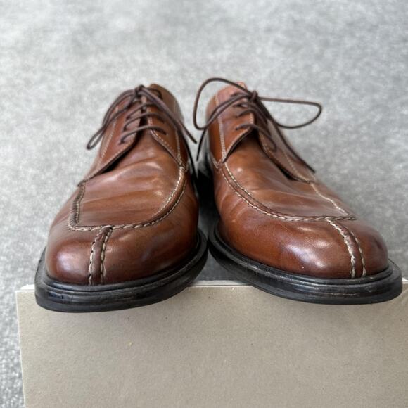 Cole Haan Shoes Mens Size 9.5 Brown Oxford Dress Air Apron Toe Leather main image 4